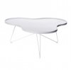 Soffbord FLOWER MONO 66 cm vit