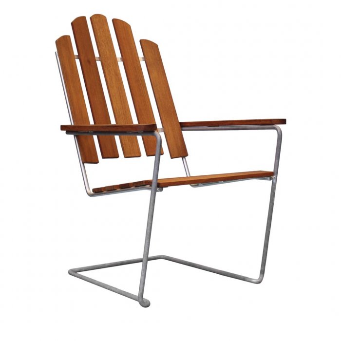 Solstol A3 obehandlad teak